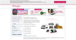 Desktop Screenshot of poleasingowy.millennium-leasing.pl